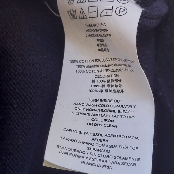 Michael Kors Men's Dark Navy Knit Pullover - Picture 8 of 9